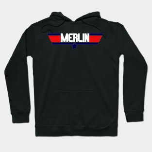 "Merlin" fighter pilot action movie design Hoodie